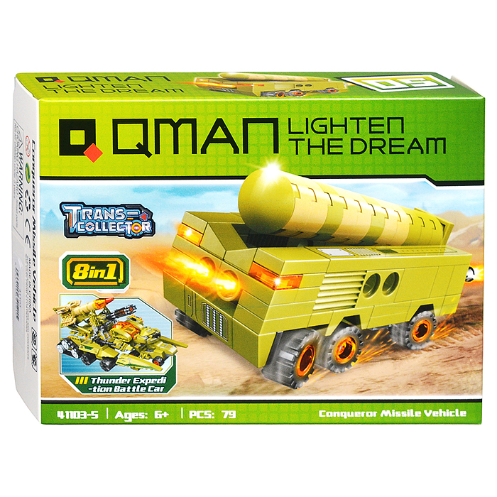 Фото к товару Конструктор 41103 "Военный транспорт" Конструктор 41103 "Военный транспорт"