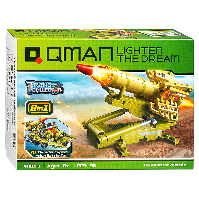 Фото к товару Конструктор 41103 "Военный транспорт" Конструктор 41103 "Военный транспорт"