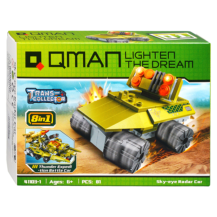 Фото к товару Конструктор 41103 "Военный транспорт" Конструктор 41103 "Военный транспорт"