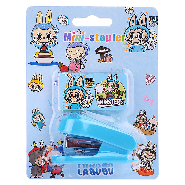 Фото к товару Набор "Зубастик" степлер № 10 и скобы (500 шт.), блистерная упаковка с европодвесом Набор "Зубастик" степлер № 10 и скобы (500 шт.), блистерная упаковка с европодвесом