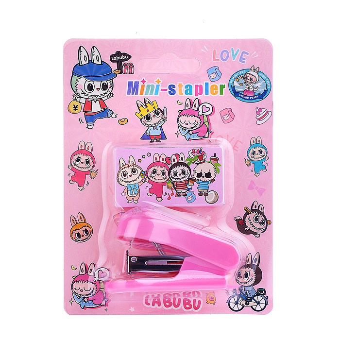 Фото к товару Набор "Зубастик" степлер № 10 и скобы (500 шт.), блистерная упаковка с европодвесом Набор "Зубастик" степлер № 10 и скобы (500 шт.), блистерная упаковка с европодвесом