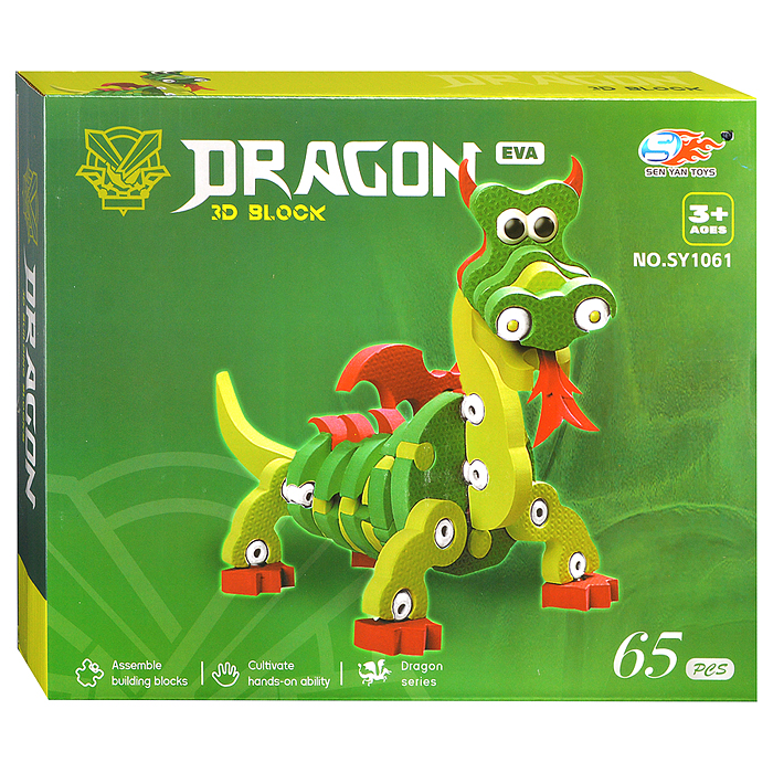Конструктор SY1061 "Дракон" (65 дет.) в коробке Конструктор SY1061 "Дракон" (65 дет.) в коробке