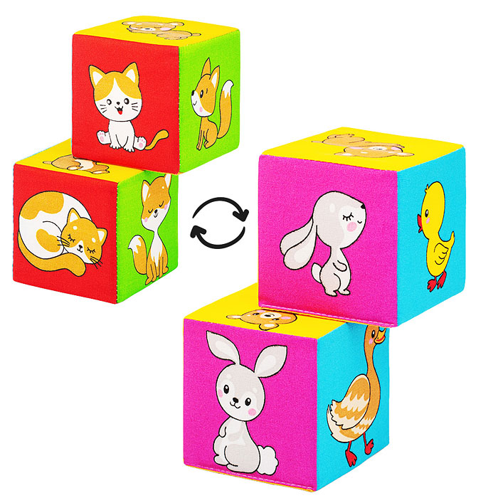 Игрушка кубики "Мякиши" (Мама и Малыш) Игрушка кубики "Мякиши" (Мама и Малыш)