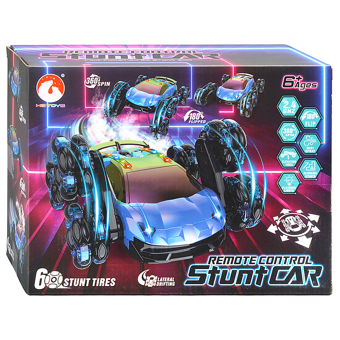 Фото к товару Машина HG4-15 "Трюк" р/у, 27 MHz, в коробке Машина HG4-15 "Трюк" р/у, 27 MHz, в коробке