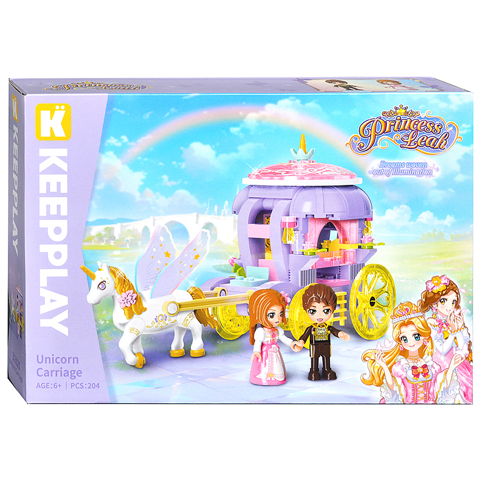 Конструктор 32025 "Карета Единорога" (204 дет.) 