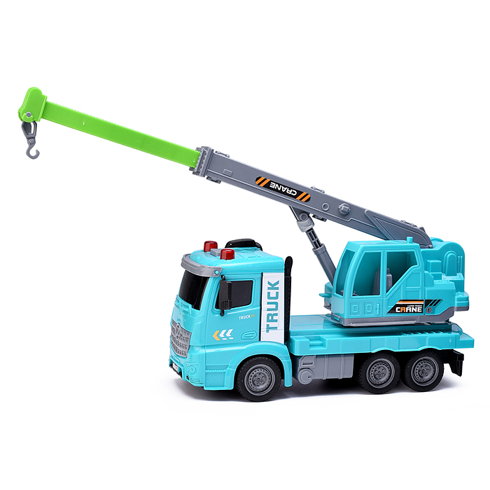 Машина ZH813-4 "Автокран" на батарейках, в коробке