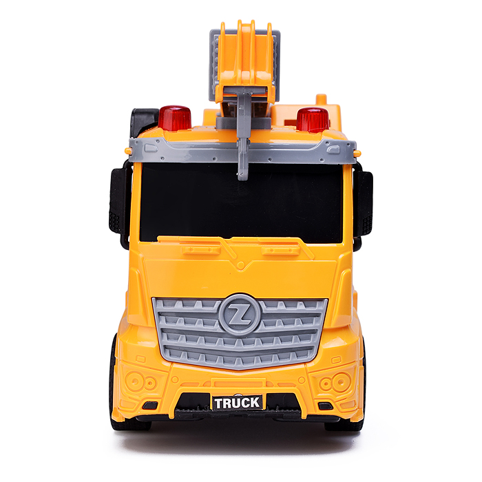 Машина ZH813-4 "Автокран" на батарейках, в коробке