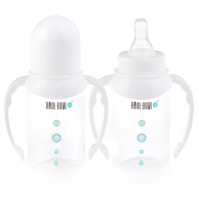 Бутылочка для кормления "Simple Med" + классика, ручки, 125 мл ,  0+