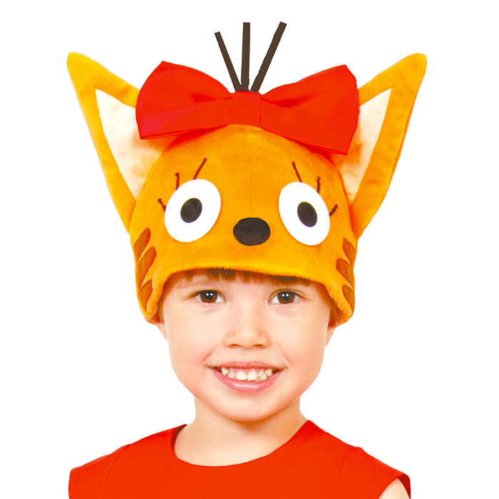 Головной убор швейный "Шапка детская "Кошечка Карамелька" серия "Три Кота" дет. р-р 52-54 Головной убор швейный "Шапка детская "Кошечка Карамелька" серия "Три Кота" дет. р-р 52-54