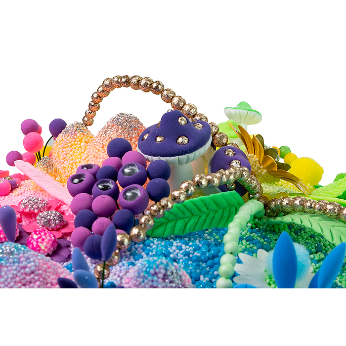 Легкий пластилин "Глюкосад" малый фиолетовый набор