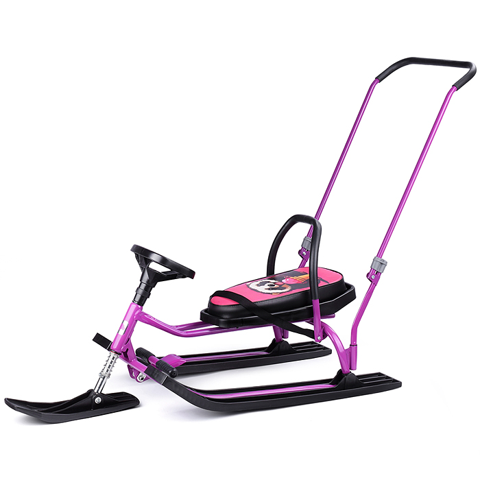 Игрушка Снегокат детский 140 "Go Go" классический c П-образным толкателем (Ice ferret)