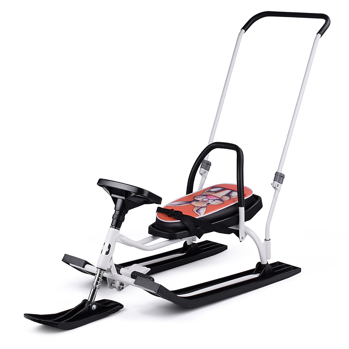 Игрушка Снегокат детский 140 "Go Go" классический c П-образным толкателем (Ice rabbit)