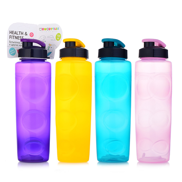 Бутылка для воды и др.напитков "HEALTH and FITNESS" 700 ml. anatomic Бутылка для воды и др.напитков "HEALTH and FITNESS" 700 ml. anatomic