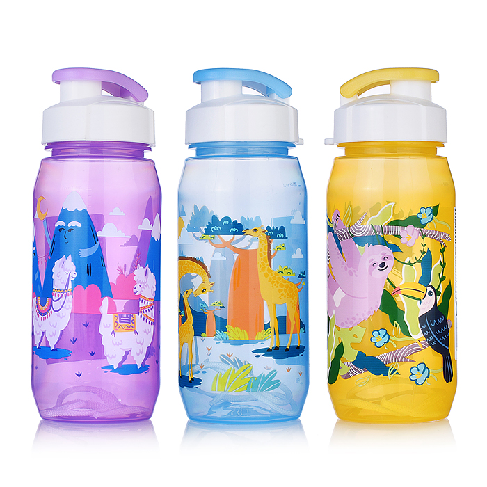 Бутылка для воды и других напитков 400 мл. "Вокруг Света" в ассортименте Бутылка для воды и других напитков 400 мл. "Вокруг Света" в ассортименте