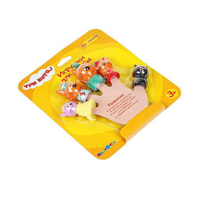 Фото к товару Игрушка для ванны "Три Кота. Пальчиковый театр" Игрушка для ванны "Три Кота. Пальчиковый театр"