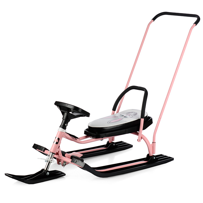 Игрушка Снегокат детский 140 "Go Go" классический c П-образным толкателем (Зая) 