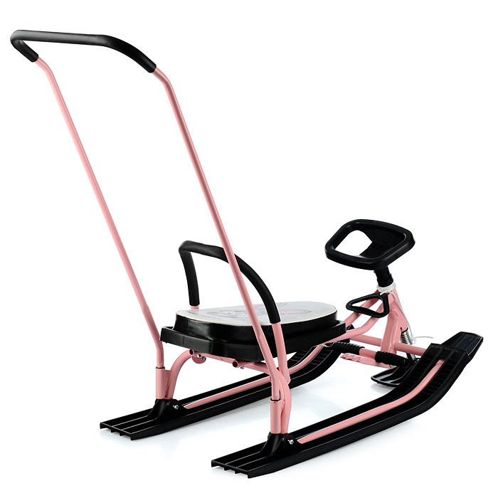 Игрушка Снегокат детский 140 "Go Go" классический c П-образным толкателем (Зая) 