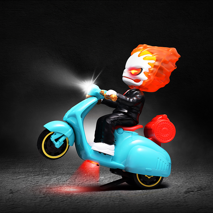 Фото к товару Мотоцикл T35 "Ночной гонщик" в коробке Мотоцикл T35 "Ночной гонщик" в коробке