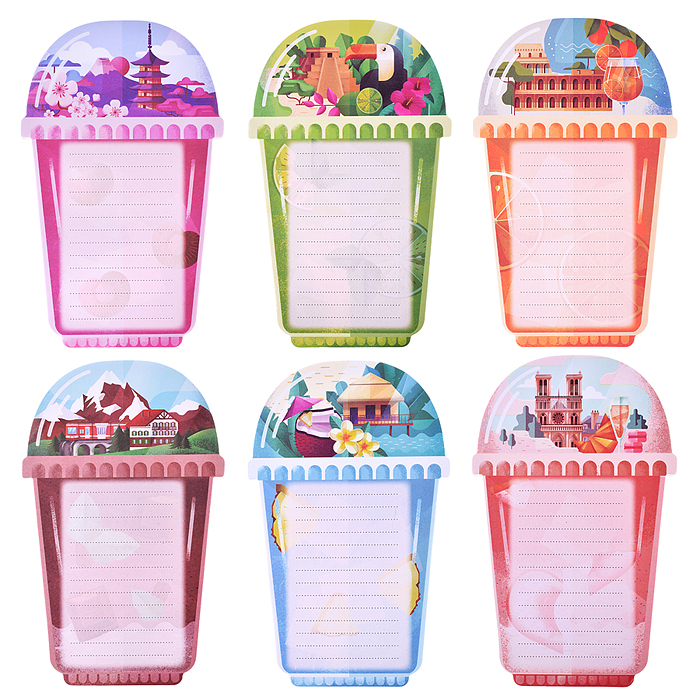 Блок для записей 40 л. 105x170 мм, "Мои заметки" Блок для записей 40 л. 105x170 мм, "Мои заметки"