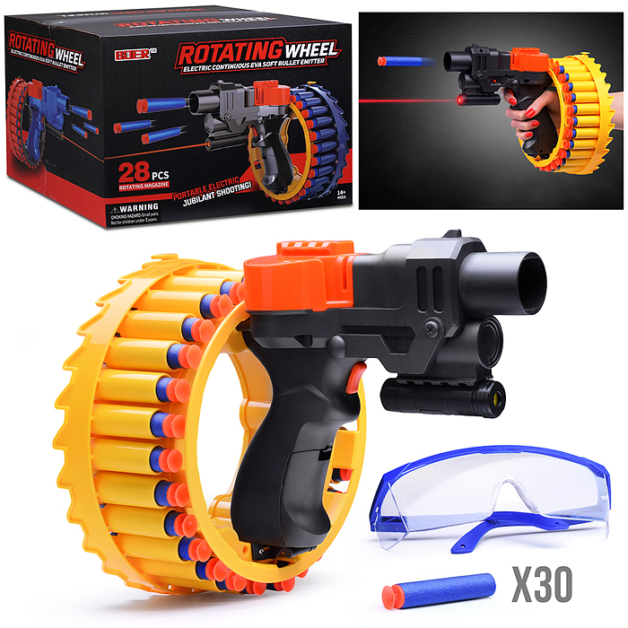 Бластер KB113-1 "Rotating wheel" в коробке