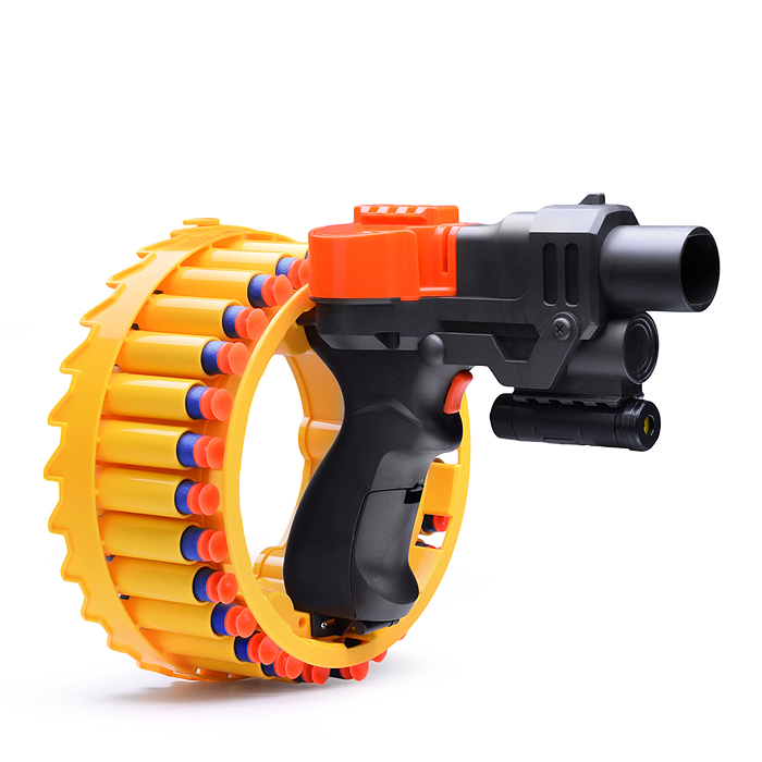 Фото к товару Бластер KB113-1 "Rotating wheel" в коробке Бластер KB113-1 "Rotating wheel" в коробке