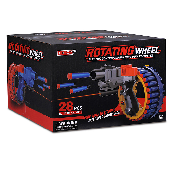 Фото к товару Бластер KB113 "Rotating wheel-1" в коробке Бластер KB113 "Rotating wheel-1" в коробке