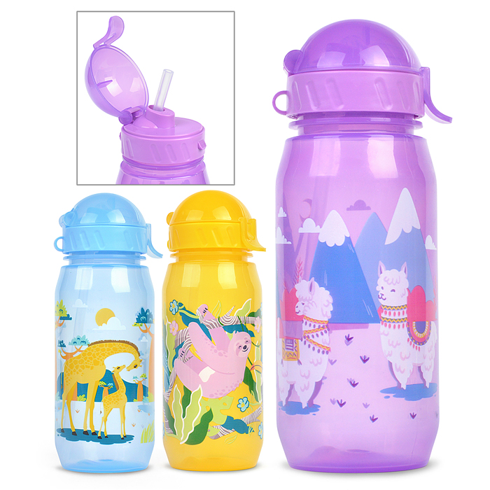 Бутылка для воды и других напитков 400 мл. "Вокруг света" в ассортименте Бутылка для воды и других напитков 400 мл. "Вокруг света" в ассортименте