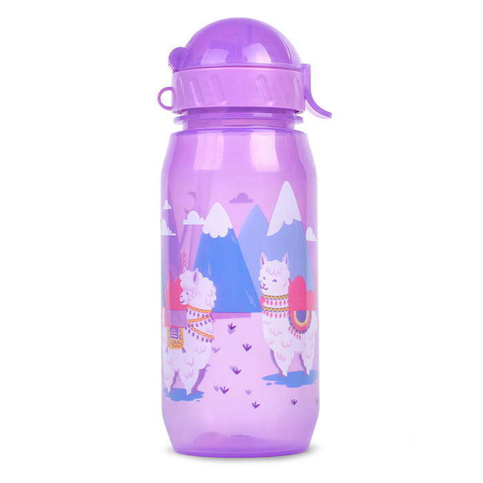 Бутылка для воды и других напитков 400 мл. "Вокруг света" в ассортименте