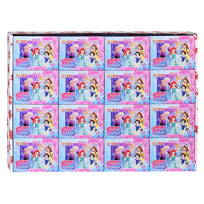 Пазлы 54 "Магия льда & Принцессы"