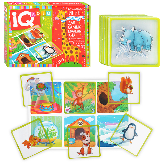 Пластиковое лото для малышей (нов) 3+ Кто где живёт? Подбираем домик. Куликова Е.Н., Сухарева О.В. Пластиковое лото для малышей (нов) 3+ Кто где живёт? Подбираем домик. Куликова Е.Н., Сухарева О.В.