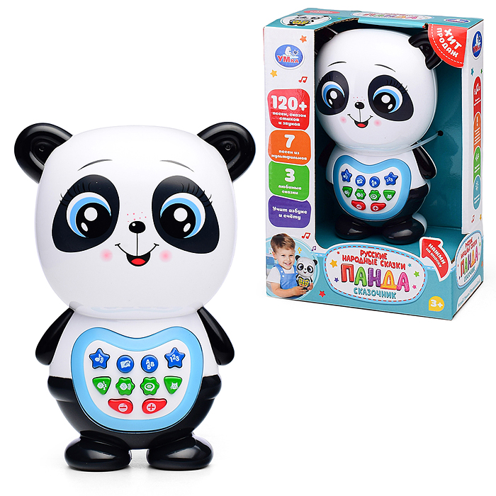 Сказочник "Панда" (120 сказок, песен и стихов, свет, бат.,) в коробке