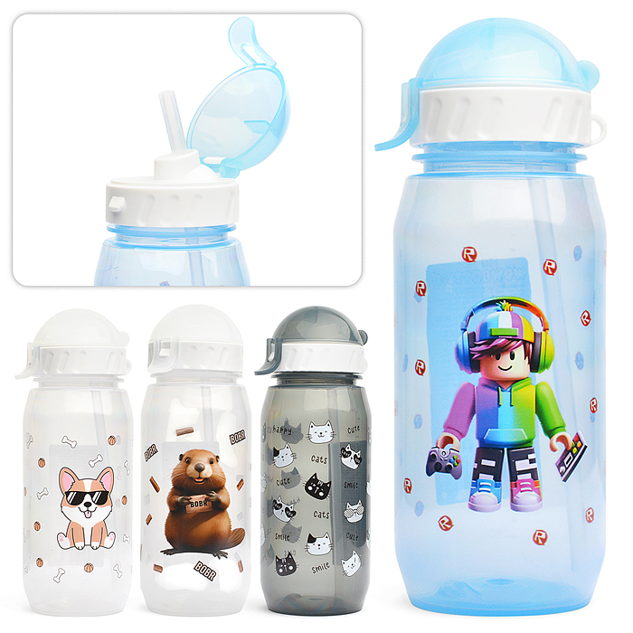 Бутылка для воды и др напитков 400 мл, ТЗ WOWBOTTLES, в ассортименте Бутылка для воды и др напитков 400 мл, ТЗ WOWBOTTLES, в ассортименте