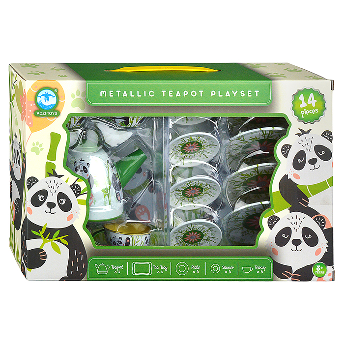 Набор посуды 996A "Пандочки" в коробке