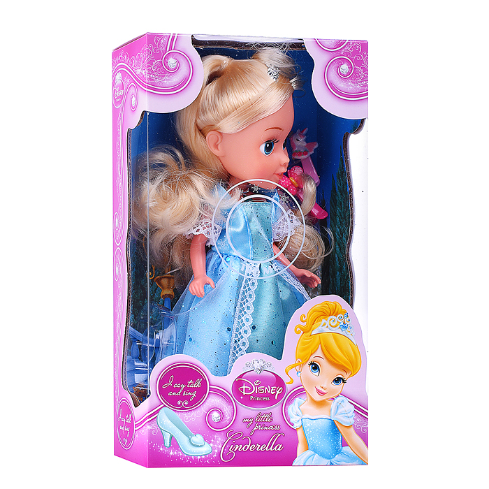 Фото к товару Кукла 25 см озвуч, Золушка, свет (амулет, рук и ноги сгиб, акс.) Кукла 25 см озвуч, Золушка, свет (амулет, рук и ноги сгиб, акс.)