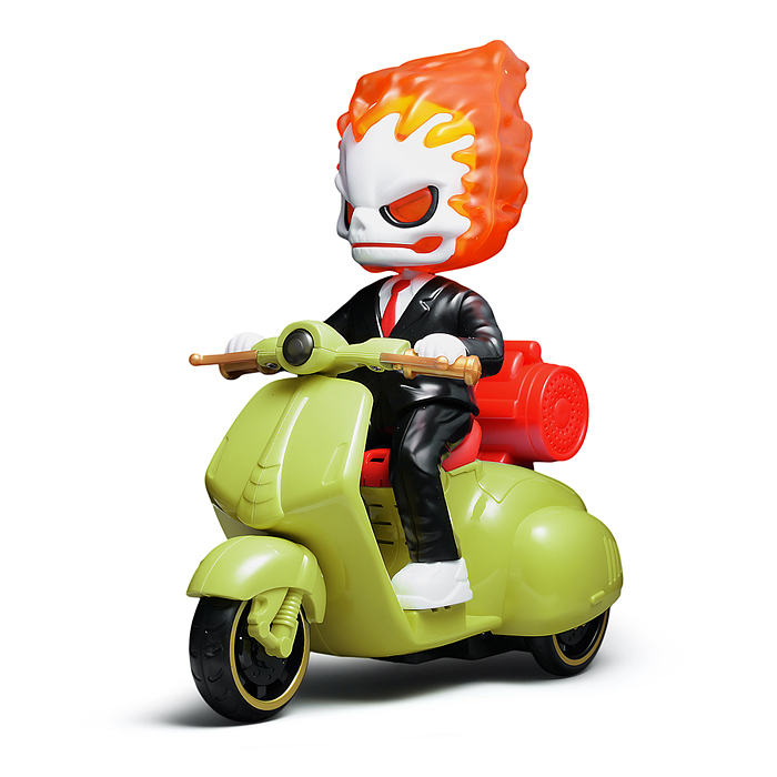 Мотоцикл T36 "Гонки во тьме" в коробке