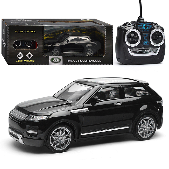Машина р/у Range Rover 24 см, черный, коробка