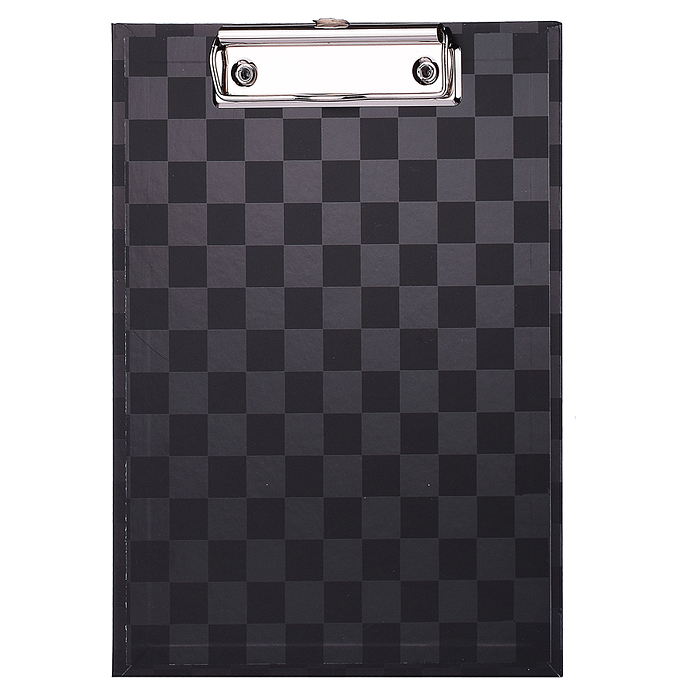 Клипборд "Total black" A5 (180x240 мм) картон толщина 2 мм, матовая ламинация, 
