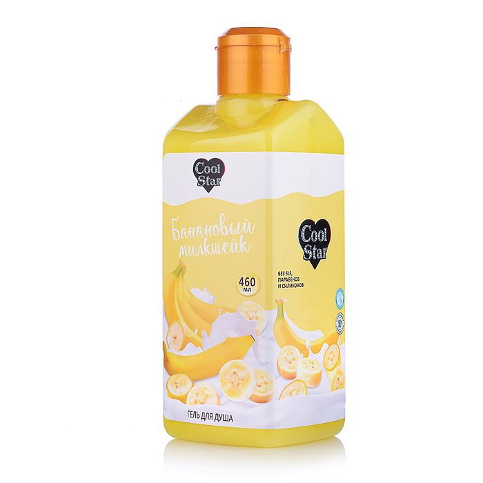 Гель для душа "Банановый милкшейк" milk 460 мл., Cool Star