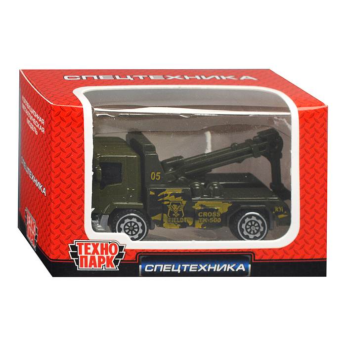 Машина металл Спецтехника 7,5 см, в ассорт, дисп., в коробке