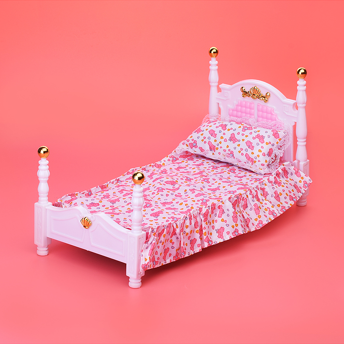 Фото к товару Набор мебели для кукол 2319 "Спальня" в коробке Набор мебели для кукол 2319 "Спальня" в коробке