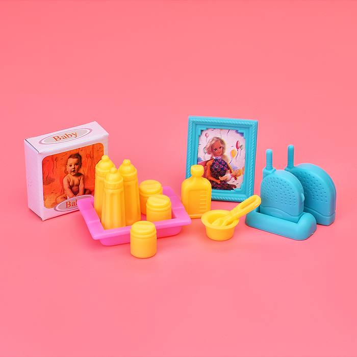 Фото к товару Набор мебели для кукол 9929 "Детская комната" в коробке Набор мебели для кукол 9929 "Детская комната" в коробке