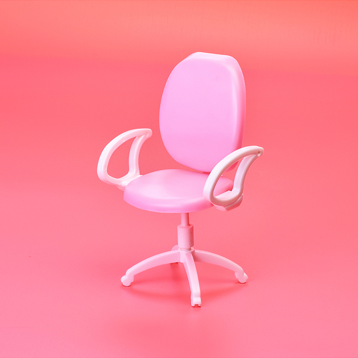 Набор мебели для кукол 24018 "Рабочий кабинет" в коробке 