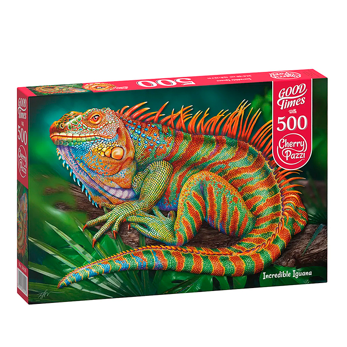 Пазл 500 "Невероятная игуана"