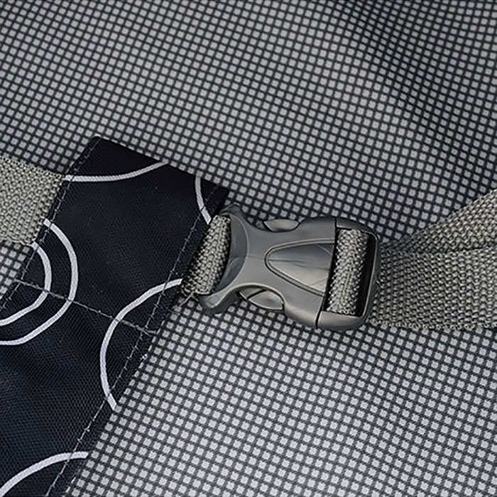 Фото к товару Санки-коляска Снежинка универсал-1 (круги на черном) Санки-коляска Снежинка универсал-1 (круги на черном)