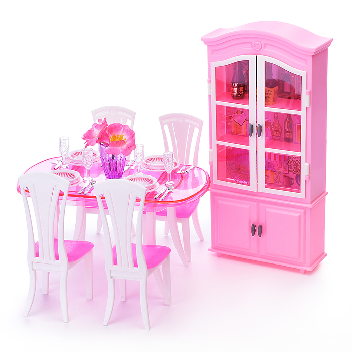 Набор мебели для кукол 24011 "Столовая" в коробке