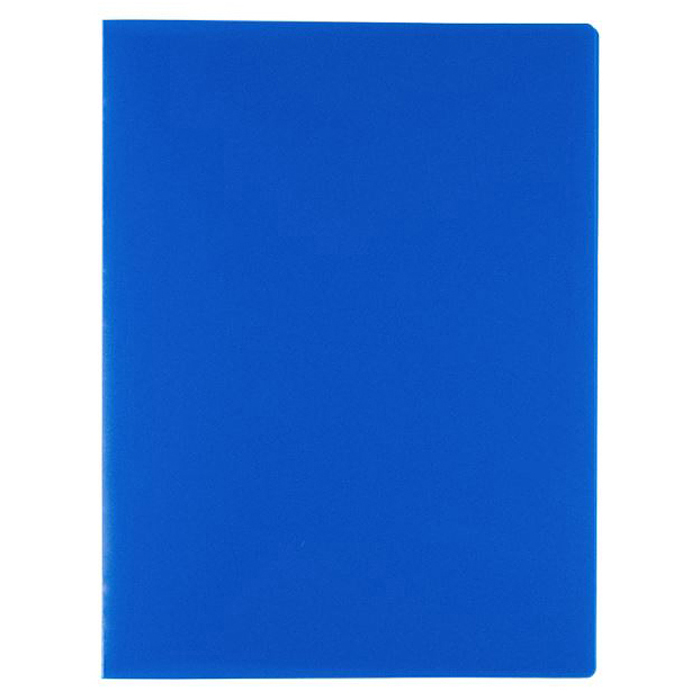 Папка с вкладышами 30 л. А4 450 мкр. 15 мм песок, синий Classic 