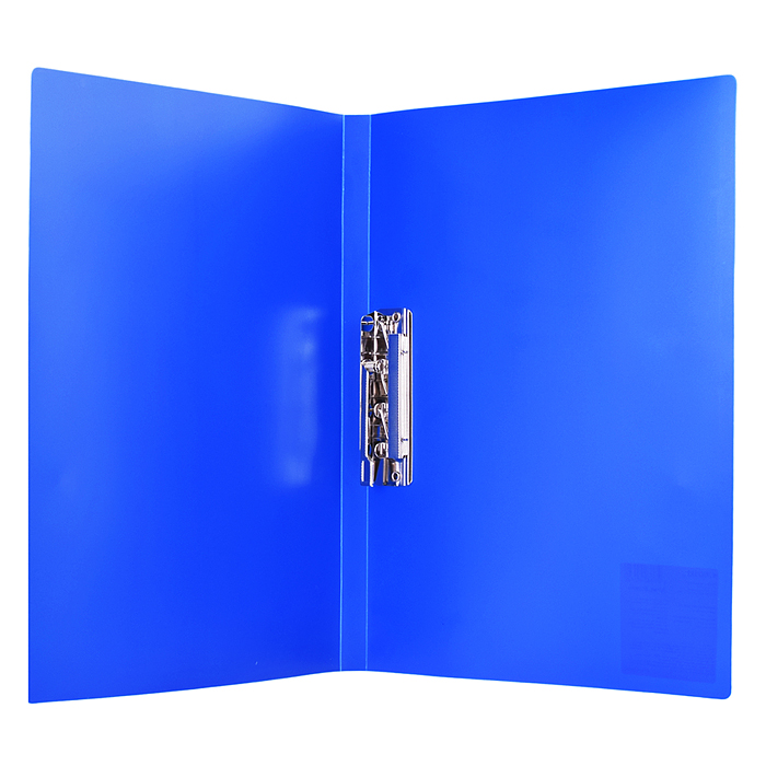 Фото к товару Папка с металлическим прижимом, A4, 500 мкм.,15 мм., песок, синий Classic Папка с металлическим прижимом, A4, 500 мкм.,15 мм., песок, синий Classic