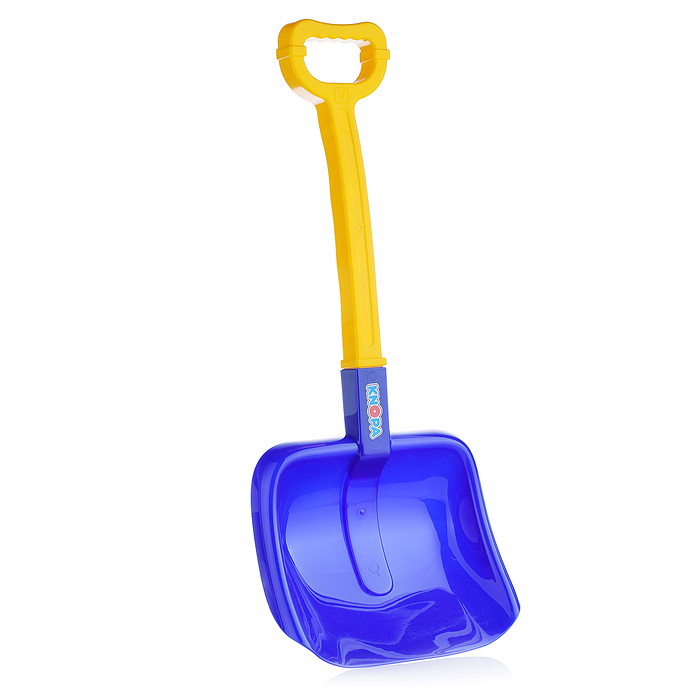 Лопата большая широкая, синяя
