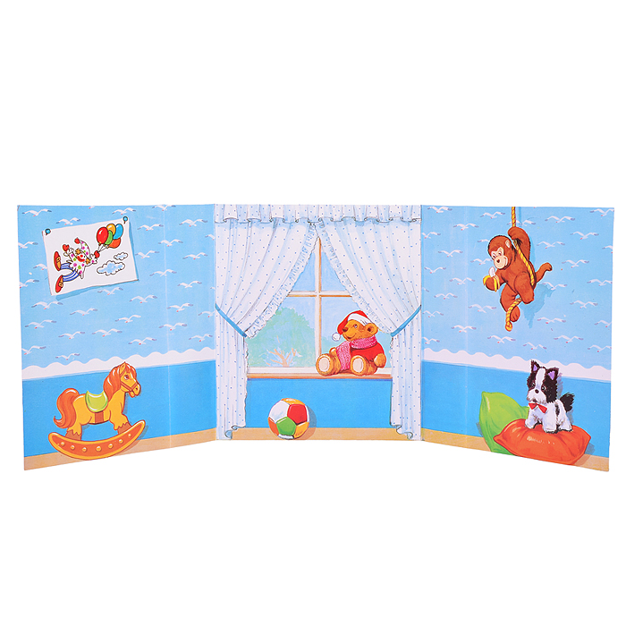 Фото к товару Набор мебели для кукол 9409 "Детская комната" в коробке Набор мебели для кукол 9409 "Детская комната" в коробке