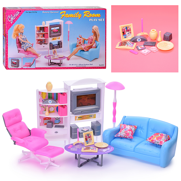 Набор мебели для кукол 2014 "Комната Джемили" в коробке Набор мебели для кукол 2014 "Комната Джемили" в коробке